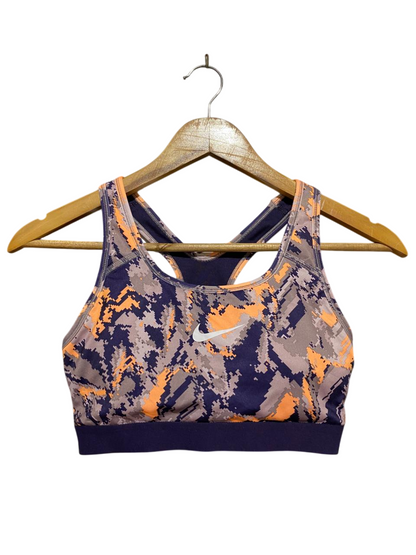 NIKE |XS| BUST 13| B27| DRI-FIT CAMO PRINT SPORTS BRA