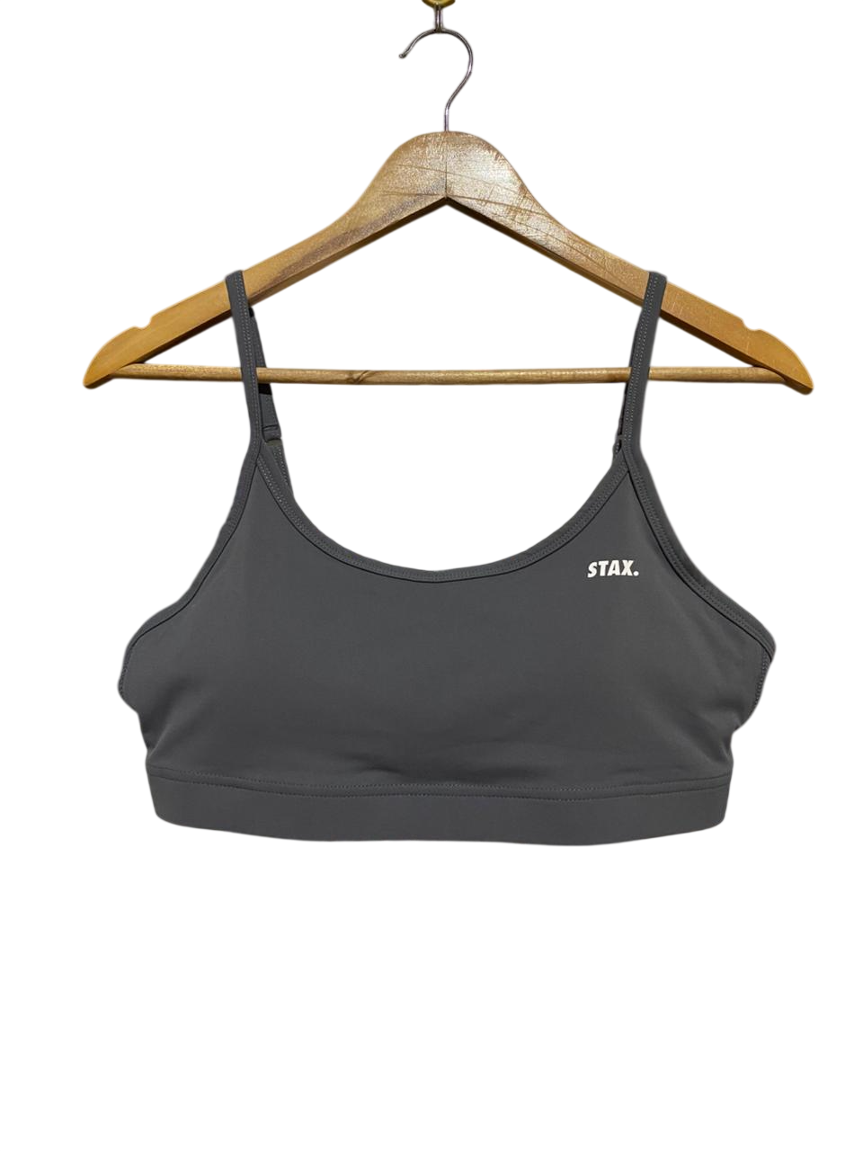 STAX |L| BUST 16| B28| PREMIUM CHARCOAL GREY SPORTS BRA