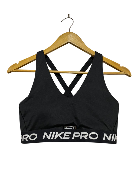 NIKE PRO |L| BUST 15| B28| WOMEN BLACK CROSSBACK SPORTS BRA