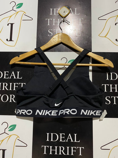 NIKE PRO |L| BUST 15| B28| WOMEN BLACK CROSSBACK SPORTS BRA