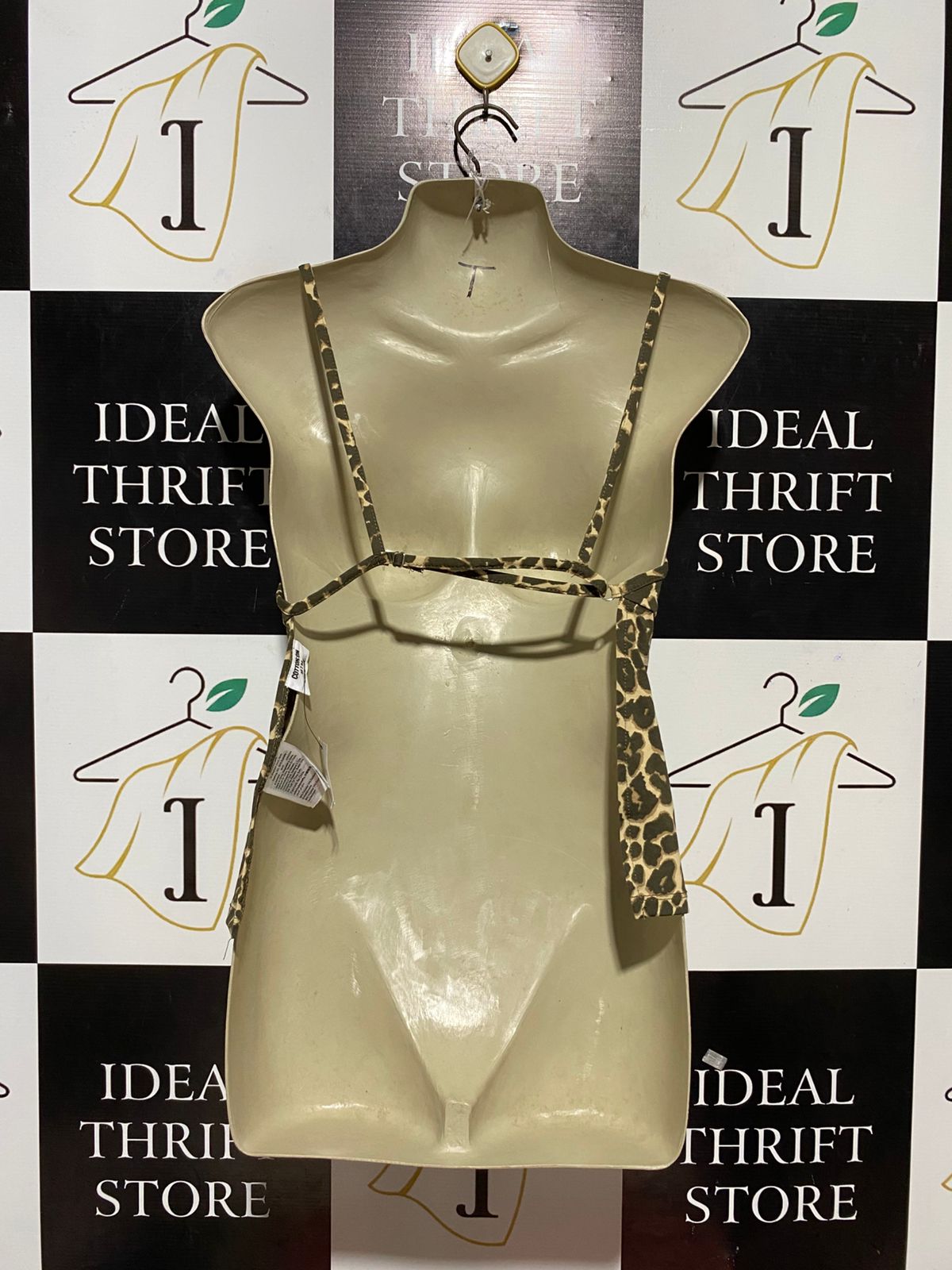 COTTON ON |M| BUST 20| B28| COWL NECK LEOPARD ANIMAL PRINT CAMI TANK TOP