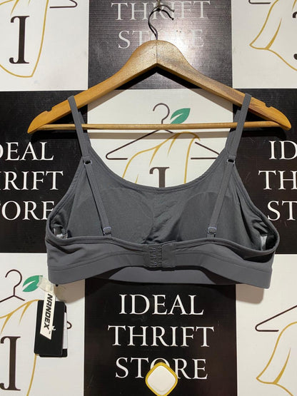 STAX |L| BUST 16| B28| PREMIUM CHARCOAL GREY SPORTS BRA