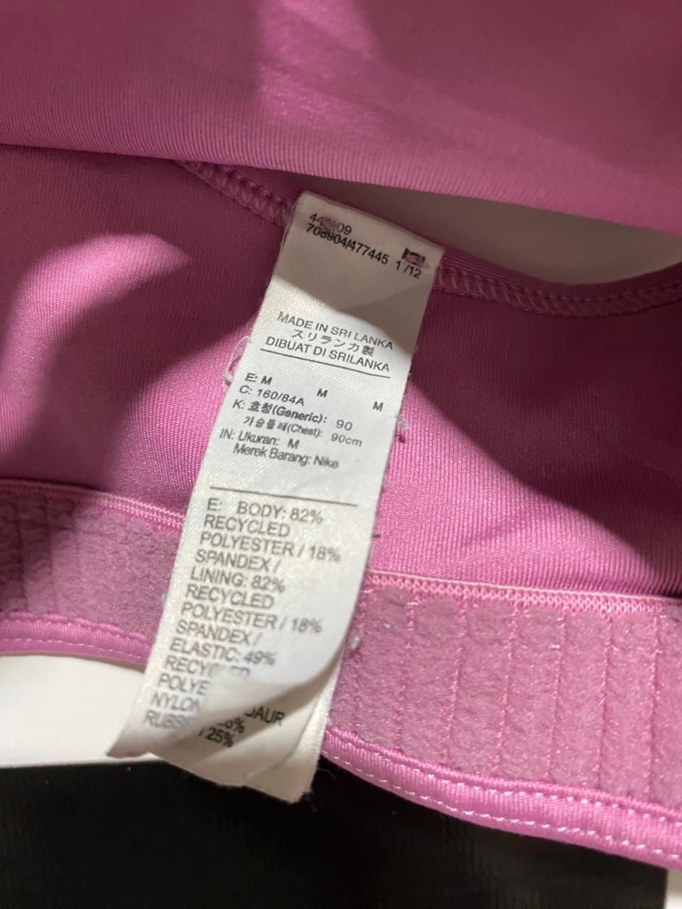 NIKE |M| BUST 13| B27| DRI-FIT CLASSIC LOGO SPORTS BRA