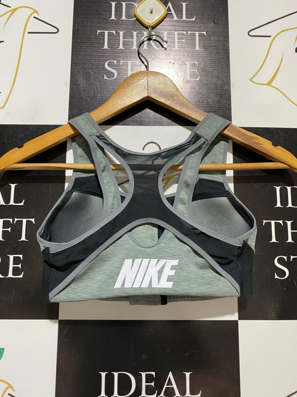 NIKE |S| BUST 12| B27| DRI-FIT FRONT-ZIP ACTIVE SPORTS BRA