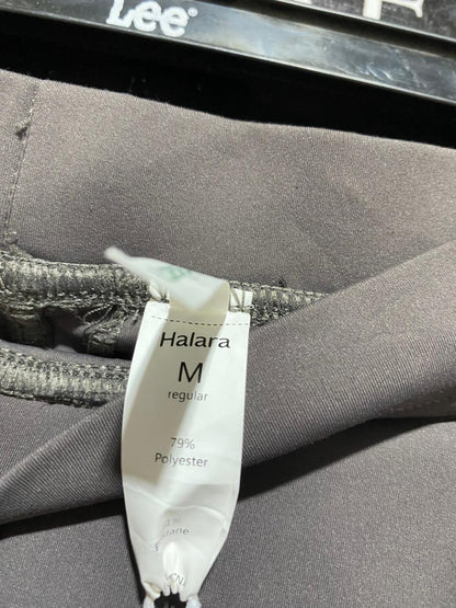 HALARA |M| WAIST 29| B27| HIGH WAISTED WIDE LEG PLEATED DRESS PANTS WITH POCKETS