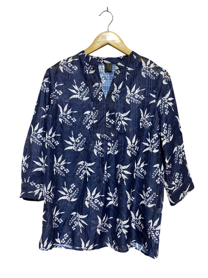 DAVID LAWRENCE |L| BUST 20| B28| PREMIUM WOMEN'S FLORAL PRINT TUNIC KURTI / SHIRT