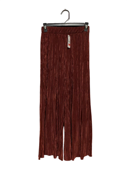 SPORTS GILRS |XS| WAIST 24| B28| WOMEN'S PLISSÉ WIDE-LEG TROUSERS / PANTS