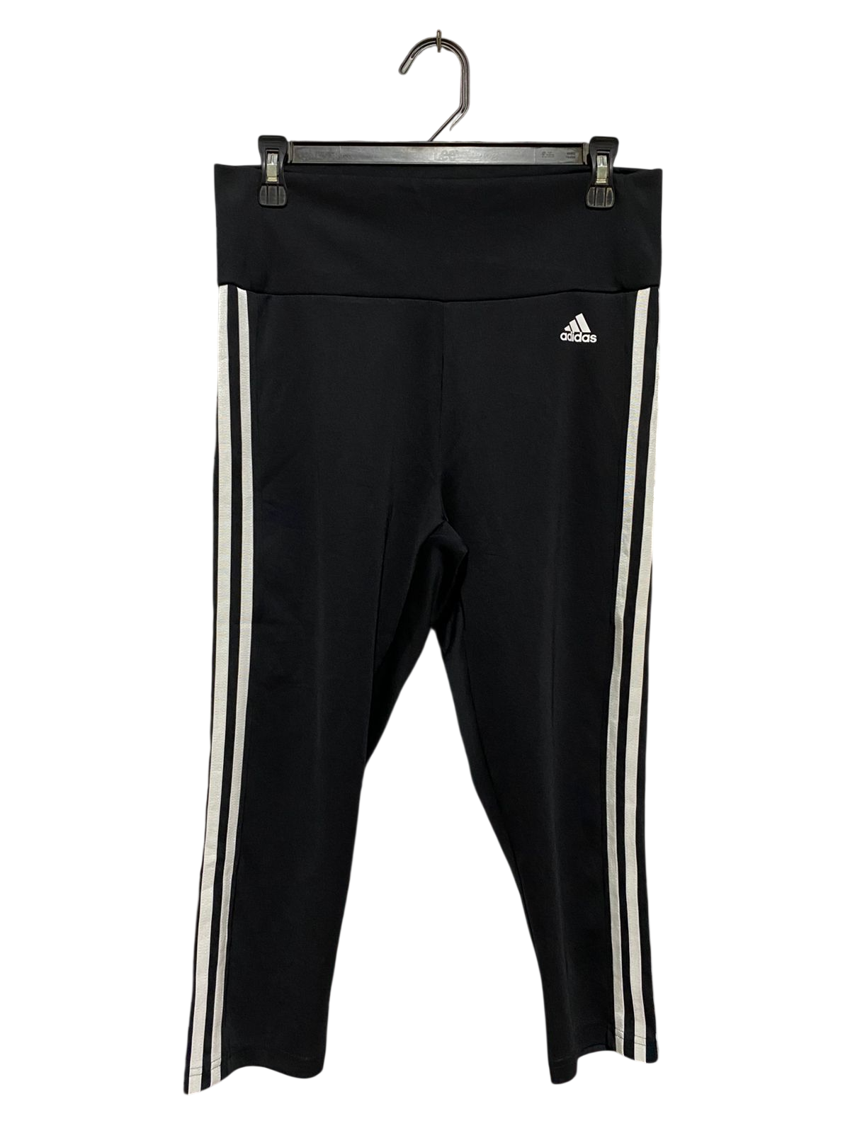 |L| WAIST 30| B28| WOMEN'S THREE-STRIPE CROPPED LEGGINGS / TROUSERS