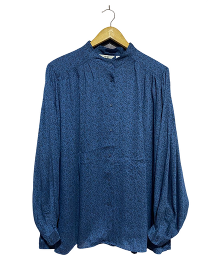 UNIQLO |XL| BUST FREE| B28| ABSTRACT PRINT BUTTON-DOWN BLOUSE