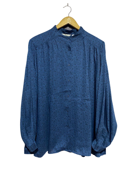 UNIQLO |XL| BUST FREE| B28| ABSTRACT PRINT BUTTON-DOWN BLOUSE