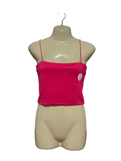 MISS SHOP |M| BUST 15| B29| SOLID STRAPPY CROP TANK TOP