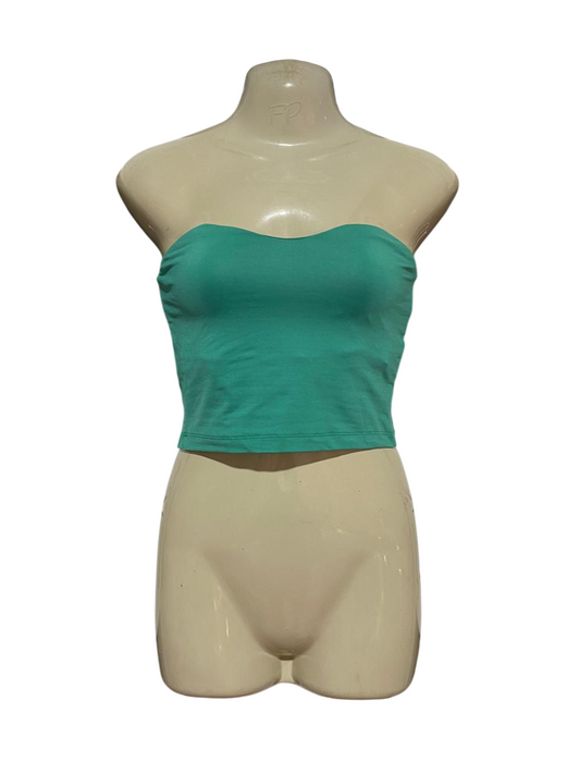 KOOKAI |XS| BUST 13| B29| PREMIUM SEAMLESS STRApless BANDEAU CROP TOP