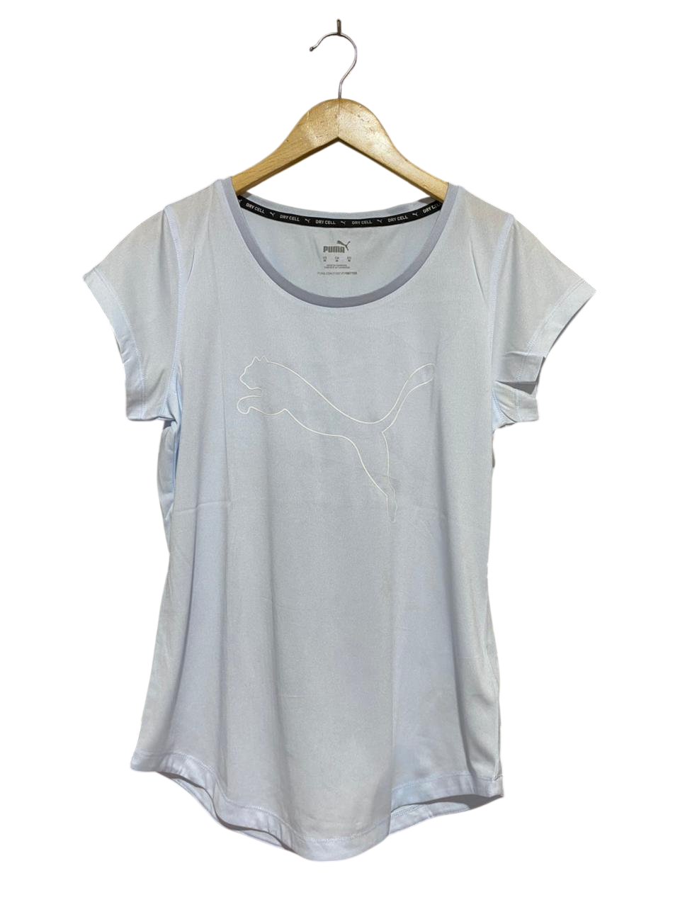 PUMA |M| BUST 18| B29| WOMEN'S DRYCELL EMBROIDERED CAT LOGO RUNNING T-SHIRT / ATHLETIC TOP