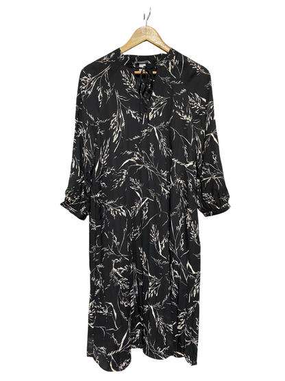 H&M |M| BUST 19| B29| WOMEN'S FLORAL PRINT LONG-SLEEVE MIDI / MAXI DRESS