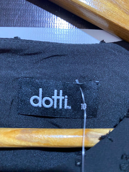 DOTTI |M| BUST 18| B29| WOMEN'S LONG-SLEEVE TEXTURED MINI DRESS WITH WAIST TIE