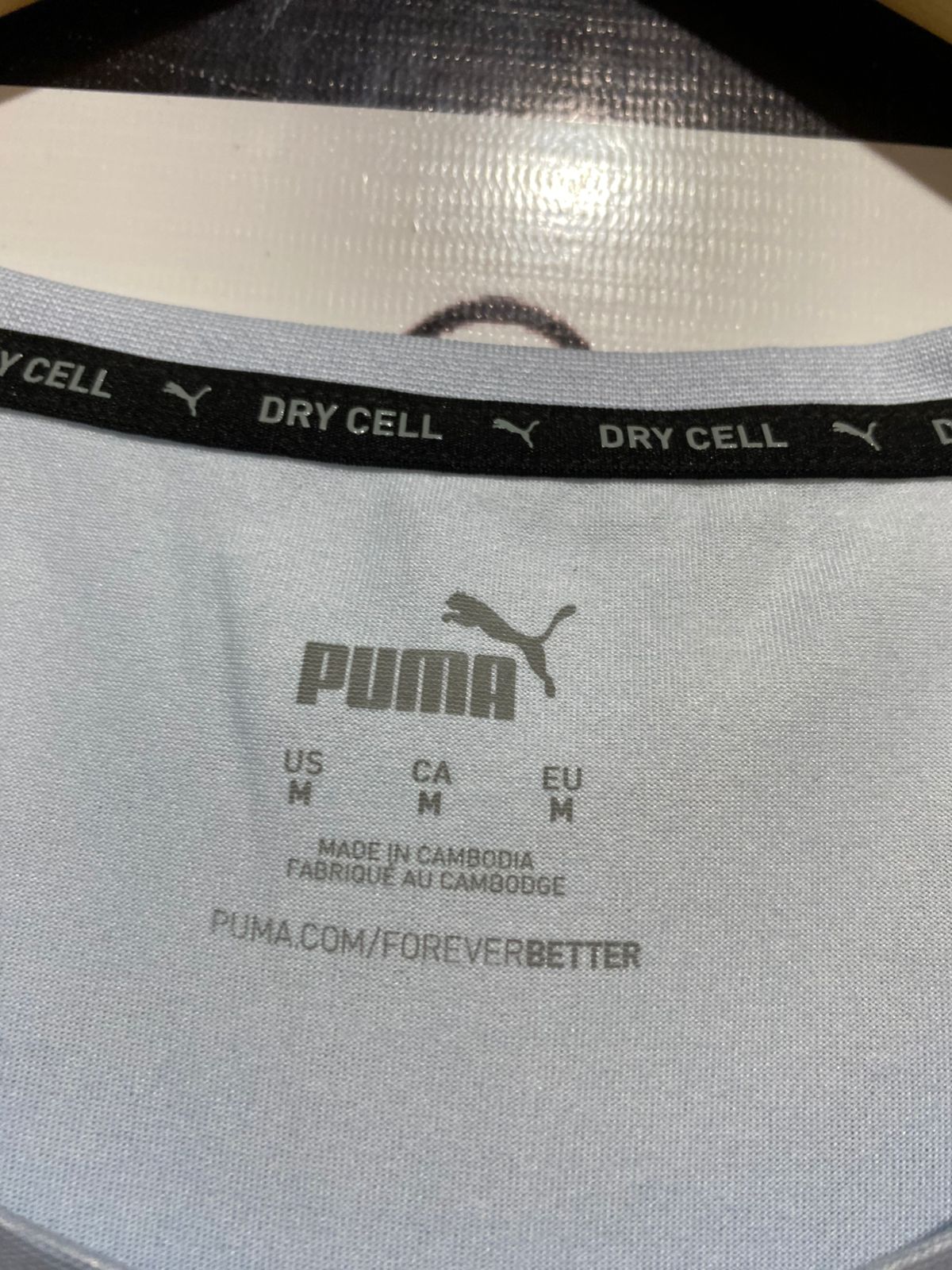 PUMA |M| BUST 18| B29| WOMEN'S DRYCELL EMBROIDERED CAT LOGO RUNNING T-SHIRT / ATHLETIC TOP