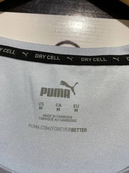 PUMA |M| BUST 18| B29| WOMEN'S DRYCELL EMBROIDERED CAT LOGO RUNNING T-SHIRT / ATHLETIC TOP