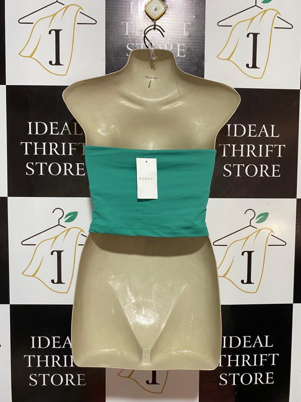KOOKAI |XS| BUST 13| B29| PREMIUM SEAMLESS STRApless BANDEAU CROP TOP