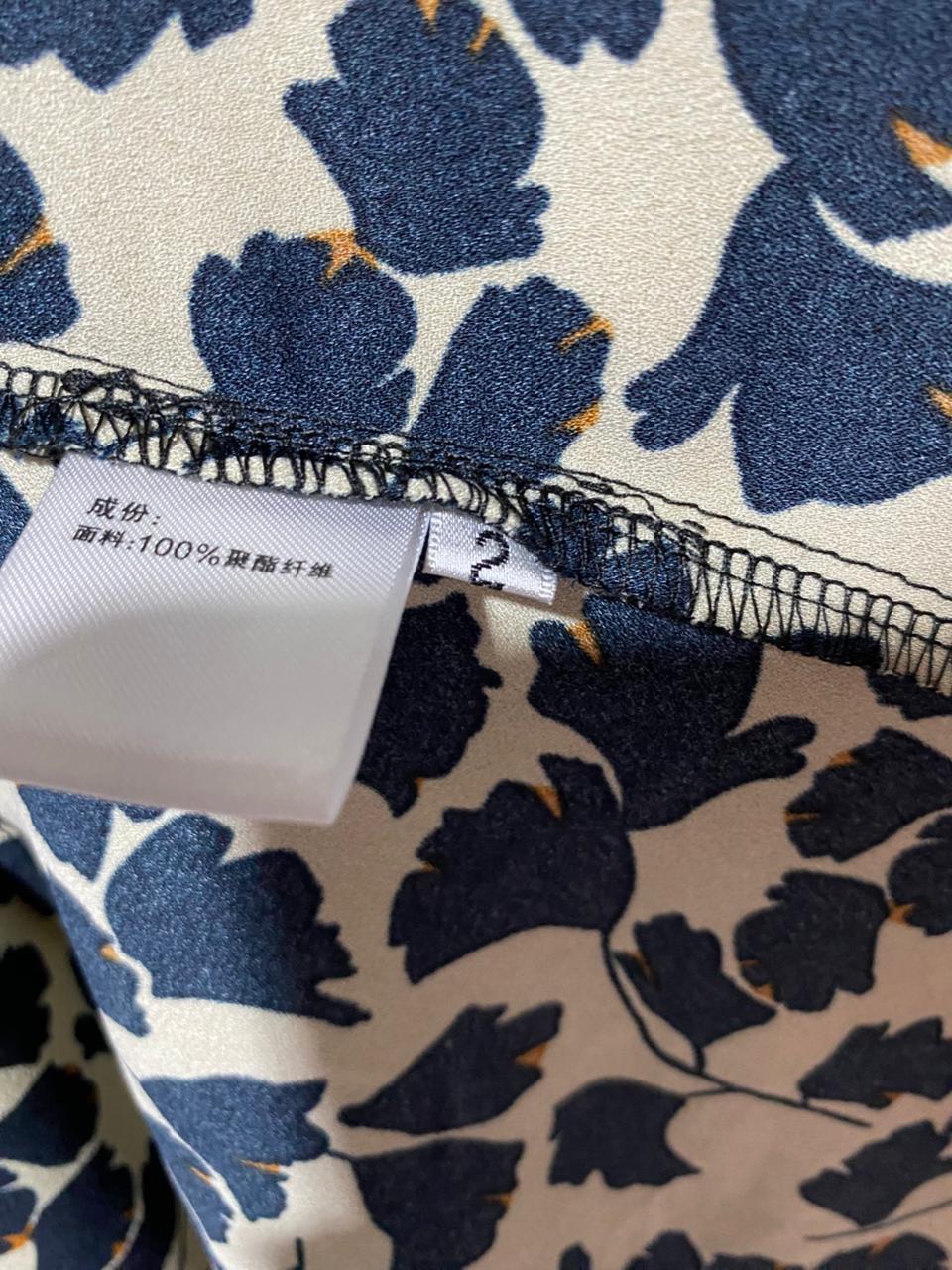 |M| BUST 18| B28| FLORAL PRINT PIN-TUCK LONG MIDI DRESS