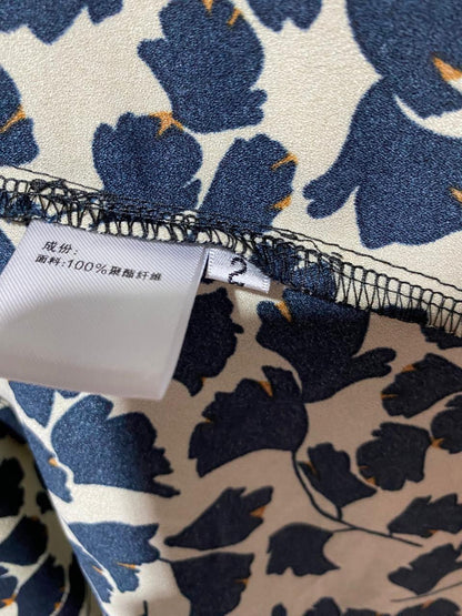 |M| BUST 18| B28| FLORAL PRINT PIN-TUCK LONG MIDI DRESS