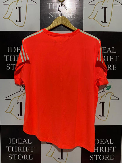 ADIDAS |XL| BUST FREE| B28| 3-STRIPES ATHLETIC TRAINING T-SHIRT