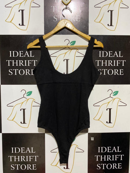 GLAMOROUS |S| BUST 16| B28| NEW BLACK GATHERED BUST BODYSUIT