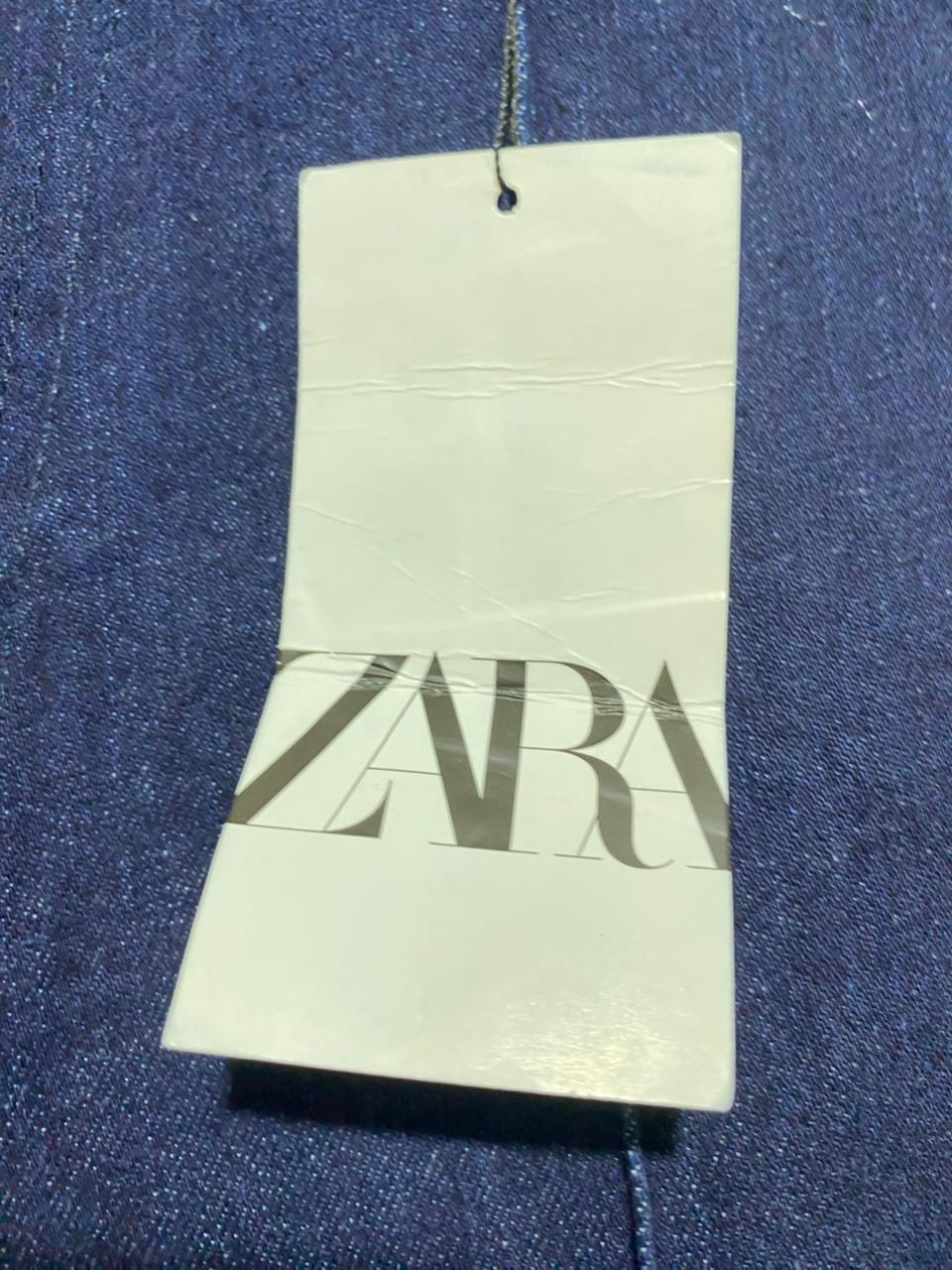 ZARA |XS| WAIST 24| B28| WOMEN'S HIGH-WAISTED WIDE-LEG DENIM JEANS / TROUSERS