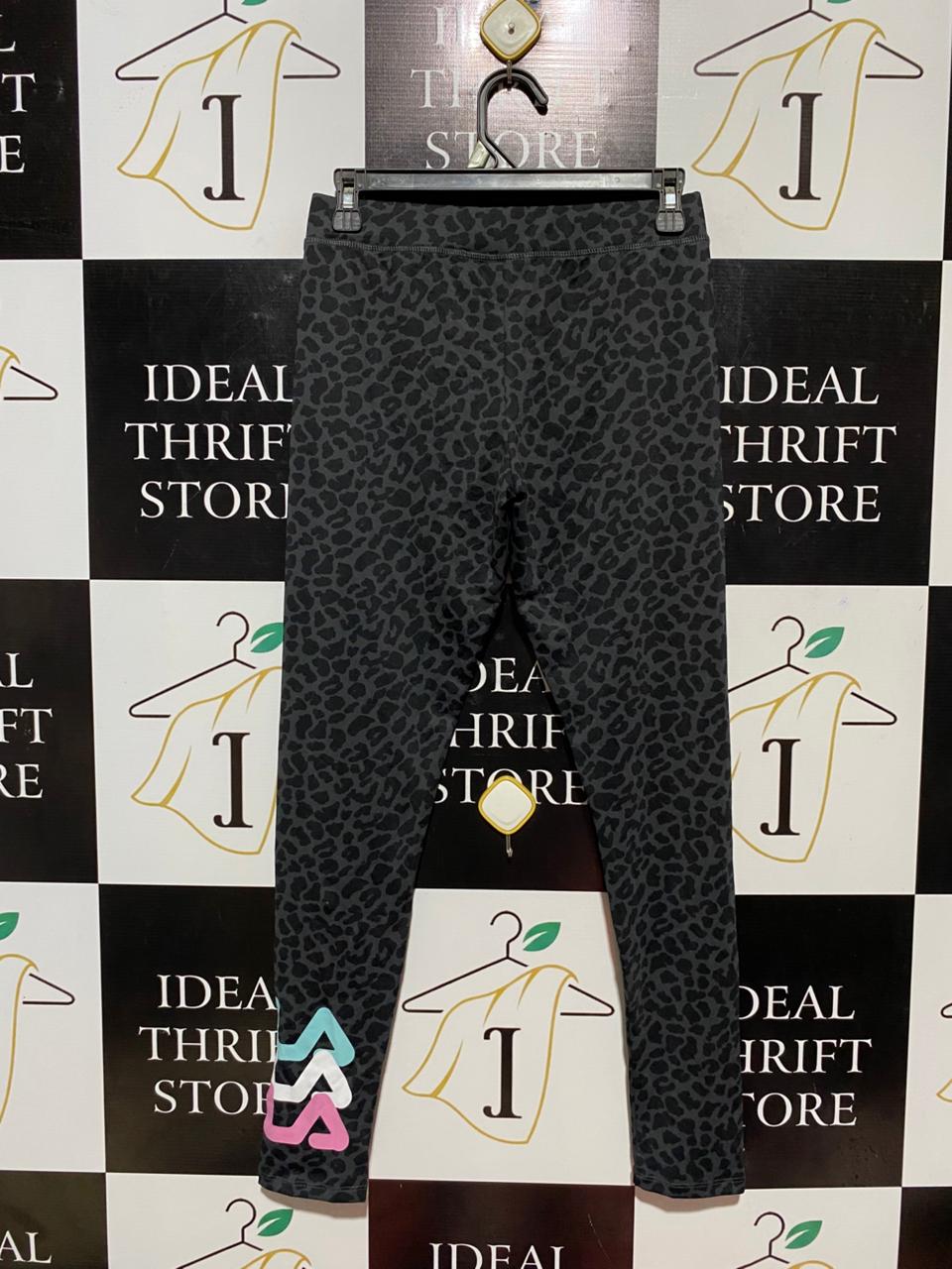 FILA |S| WAIST 26| B28| WOMEN'S LEOPARD PRINT ACTIVEWEAR LEGGINGS / TROUSERS