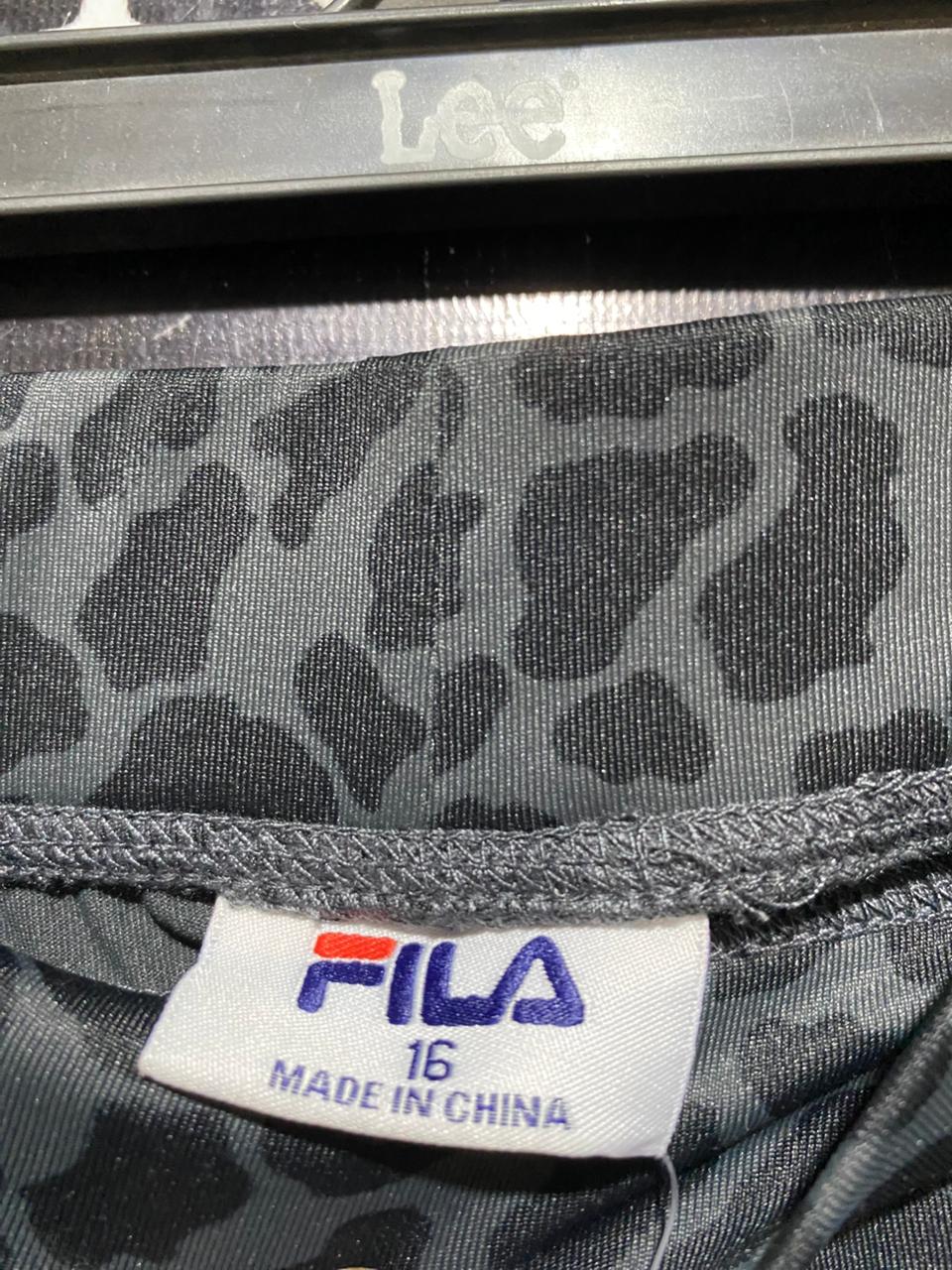 FILA |S| WAIST 26| B28| WOMEN'S LEOPARD PRINT ACTIVEWEAR LEGGINGS / TROUSERS