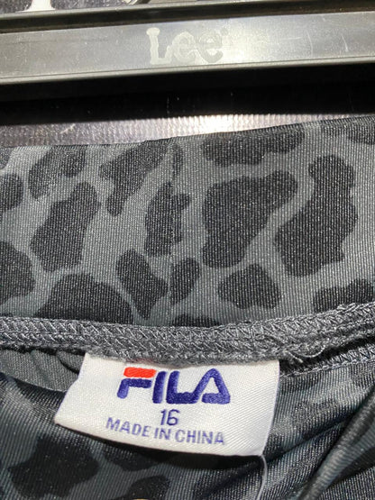 FILA |S| WAIST 26| B28| WOMEN'S LEOPARD PRINT ACTIVEWEAR LEGGINGS / TROUSERS