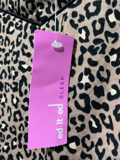 ED IT ED |S| B28| WOMEN'S LEOPARD PRINT PJ CO-ORD SET / SLEEPWEAR