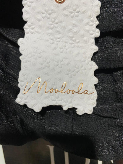 MOOLOOLA |S| BUST 14| B28| WOMEN'S SHIMMERING RUCHED CROPPED BLOUSE / TOP