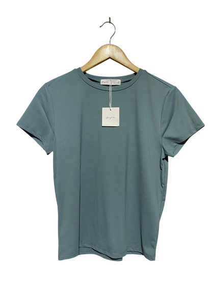 SUPRE |XL| BUST 17| B29| SAGE GREEN CLASSIC SHORT SLEEVE CASUAL TEE SHIRT