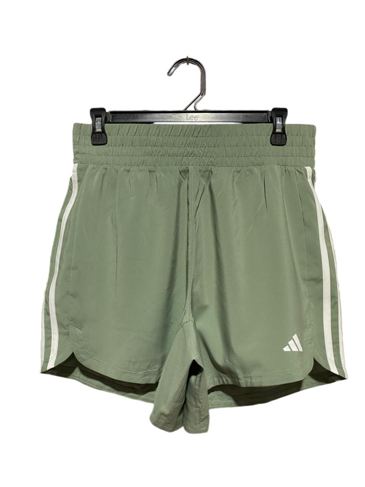 ADIDAS |L| WAIST 30| B29| HIGH-WAISTED 3-STRIPE RUNNING SHORTS