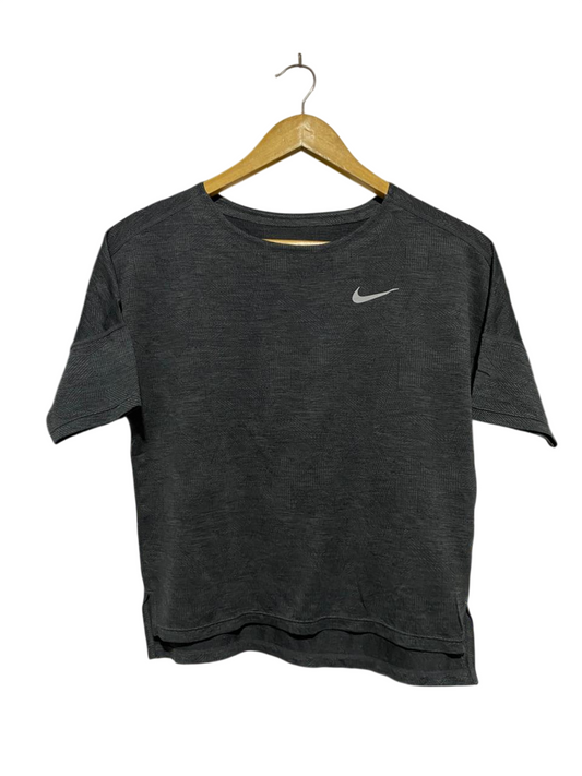 NIKE |XS| BUST FREE| B29| CHARCOAL GREY DRI-FIT ACTIVEWEAR TRAINING T-SHIRT