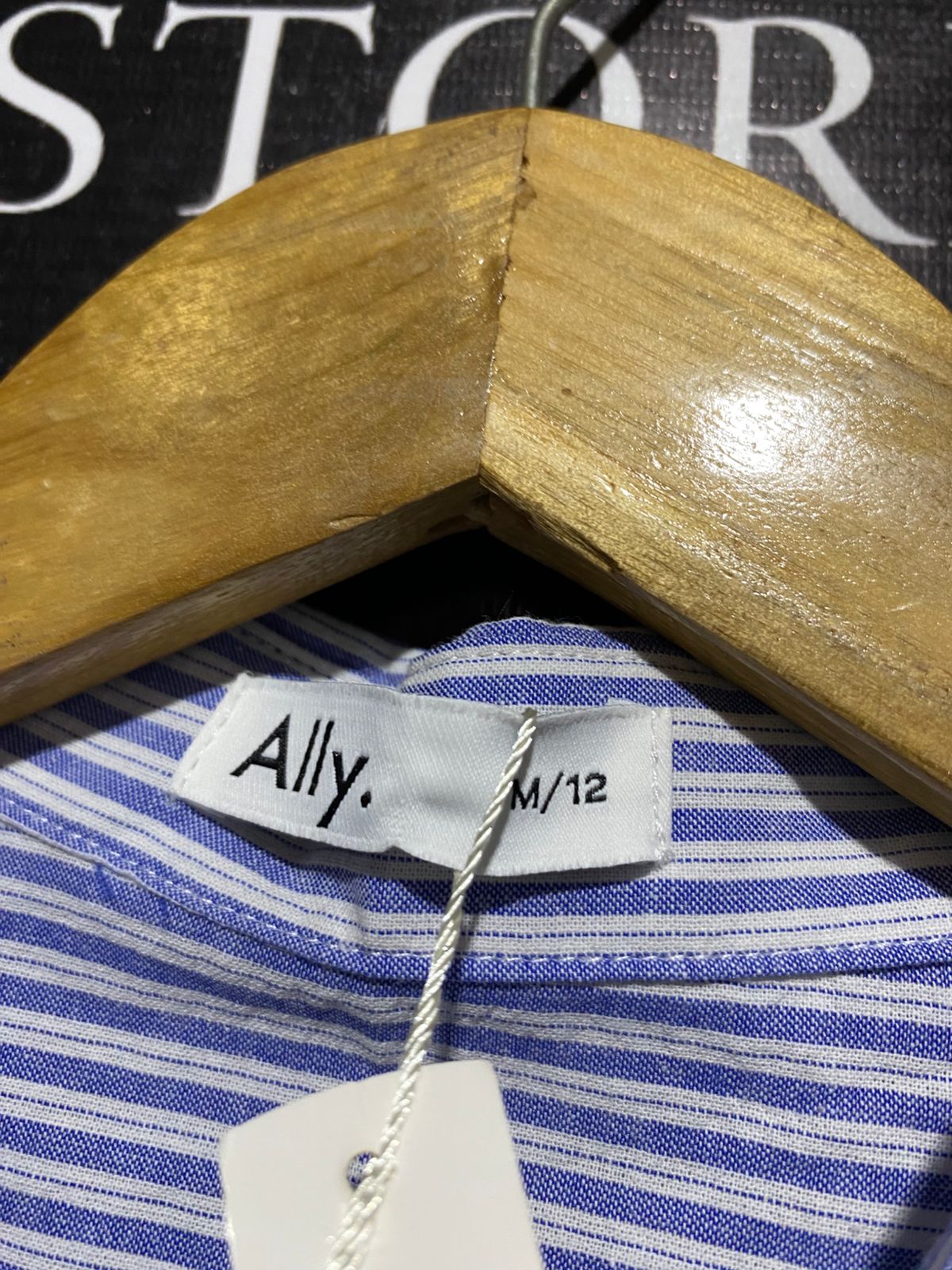 ALLY |M| B29| STRIPED BUTTON-DOWN SHIRT AND TROUSER CO-ORD SET