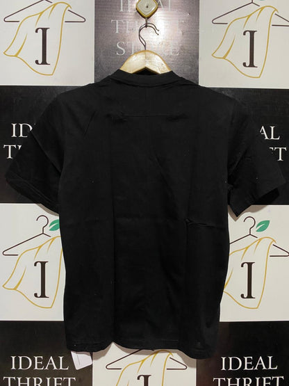 SCANLAN THEODORE |M| BUST 19| B29| BLACK PREMIUM LUXURY CREW-NECK CASUAL TEE SHIRT