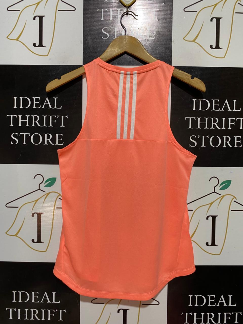 ADIDAS |M| BUST 17| B29| RUNNING WOMEN ORANGE RACERBACK TANK TOP
