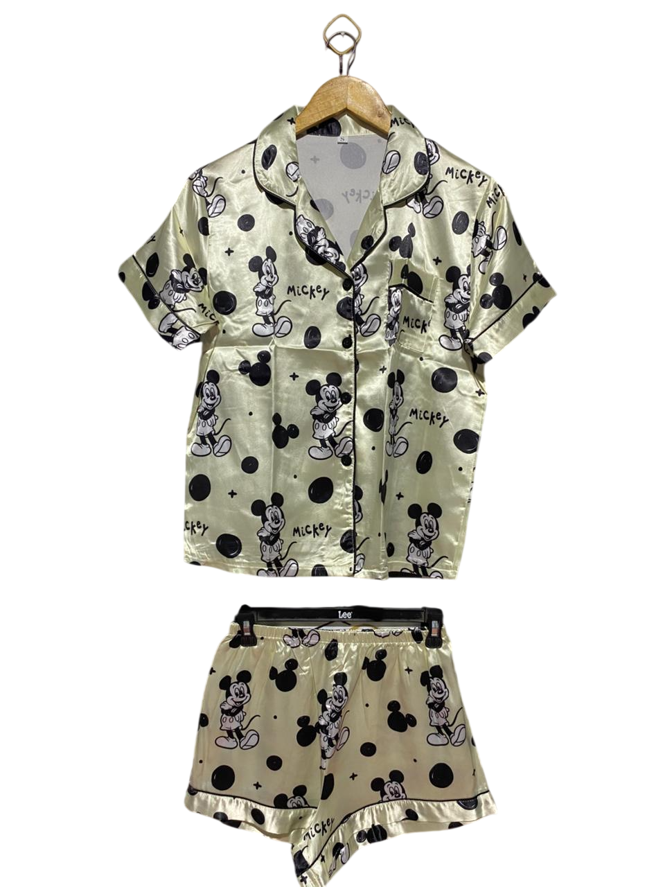 |S| B30| PREMIUM CARTOON CHARACTER SATIN LOUNGEWEAR CO-ORD SET