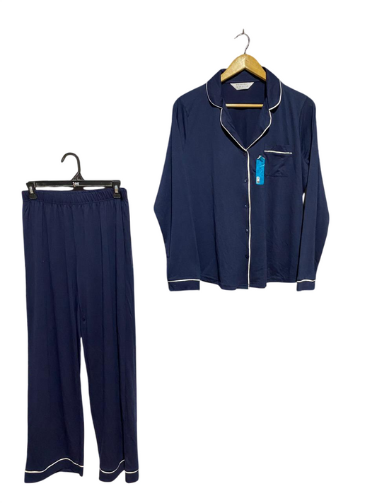PRIMARK |S| B30| LUXE NAVY NIGHTWEAR SET