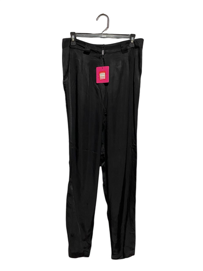 WAYNE |L| WAIST 31| B30| CLASSIC BLACK TAPERED TROUSERS FOR WOMEN