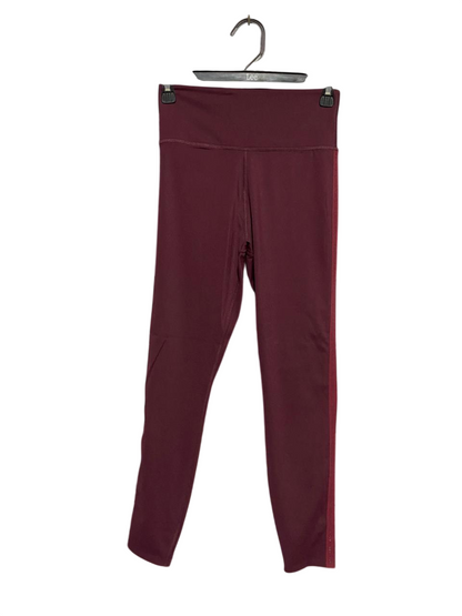 AJE ATHLETICA |XS| WAIST 24| B30| MAROON HIGH WAIST ACTIVEWEAR LEGGINGS FOR WOMEN