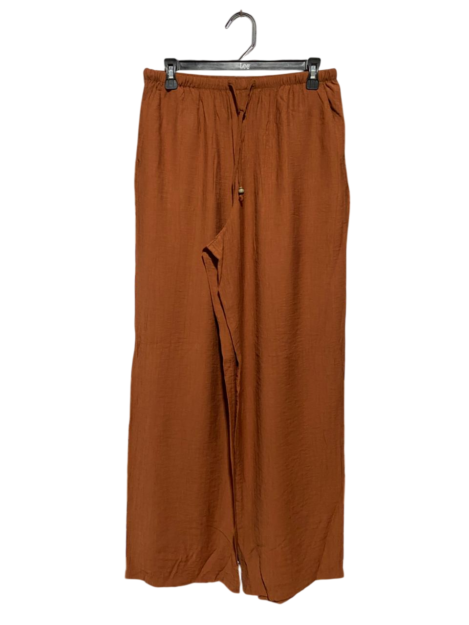 ZARA |L| WAIST 29| B30| RUST BROWN WIDE LEG PALAZZO PANTS FOR WOMEN