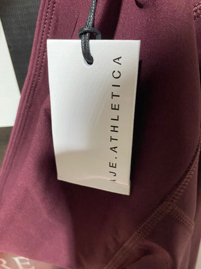 AJE ATHLETICA |XS| WAIST 24| B30| MAROON HIGH WAIST ACTIVEWEAR LEGGINGS FOR WOMEN