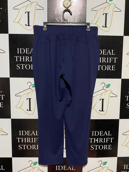 ACTIVE |L| WAIST 32| B30| NAVY BLUE TAPERED JOGGER PANTS FOR WOMEN