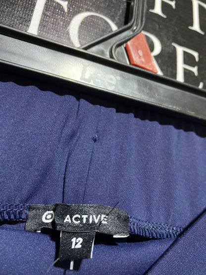 ACTIVE |L| WAIST 32| B30| NAVY BLUE TAPERED JOGGER PANTS FOR WOMEN