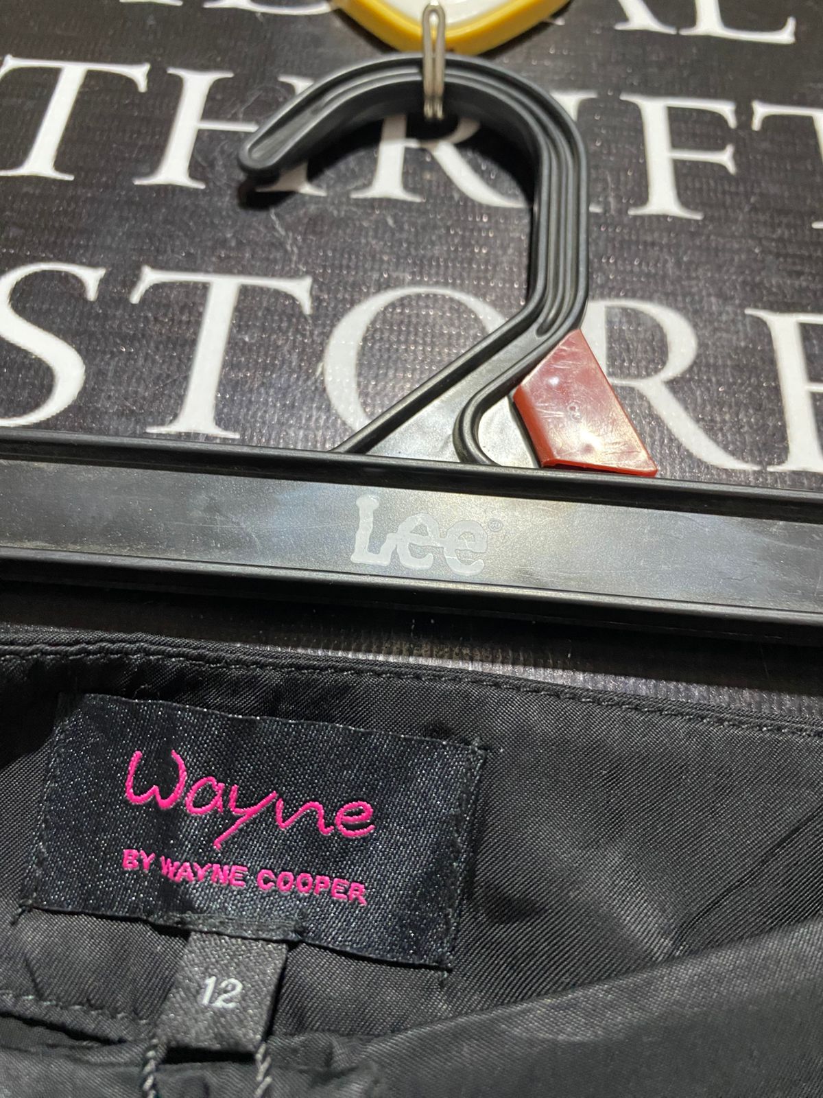 WAYNE |L| WAIST 31| B30| CLASSIC BLACK TAPERED TROUSERS FOR WOMEN