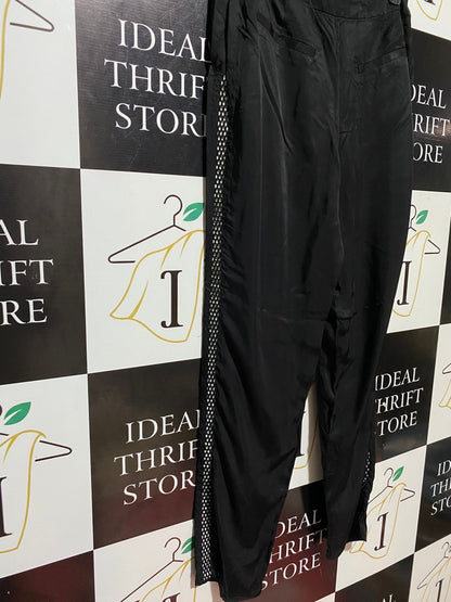 WAYNE |L| WAIST 31| B30| CLASSIC BLACK TAPERED TROUSERS FOR WOMEN