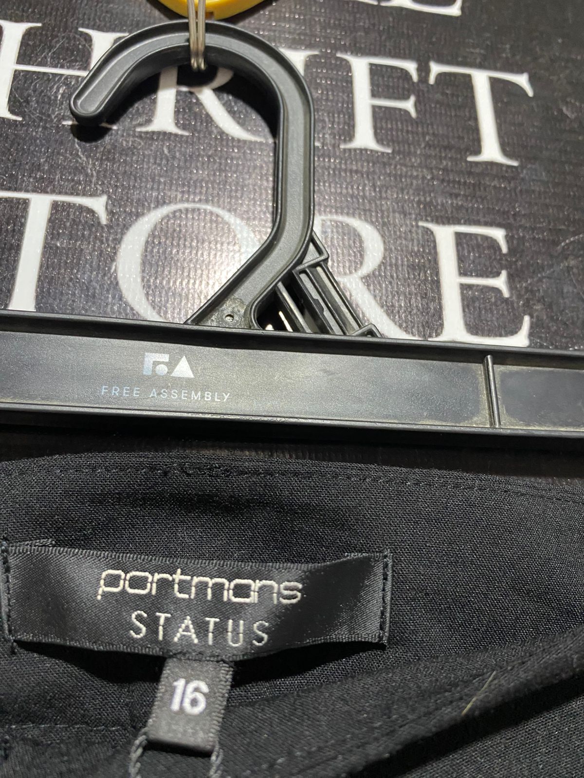 PORTMANS |XL| WAIST 36| B30| CLASSIC BLACK STRAIGHT LEG FORMAL TROUSERS FOR WOMEN