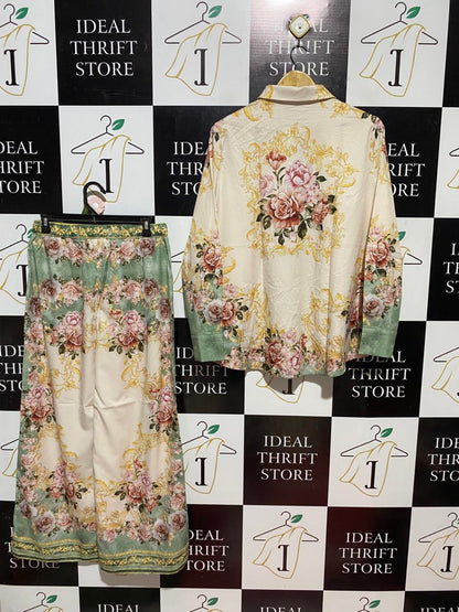 SHEIN |L| B30| PREMIUM LUXURY BAROQUE & FLORAL CO-ORD SET